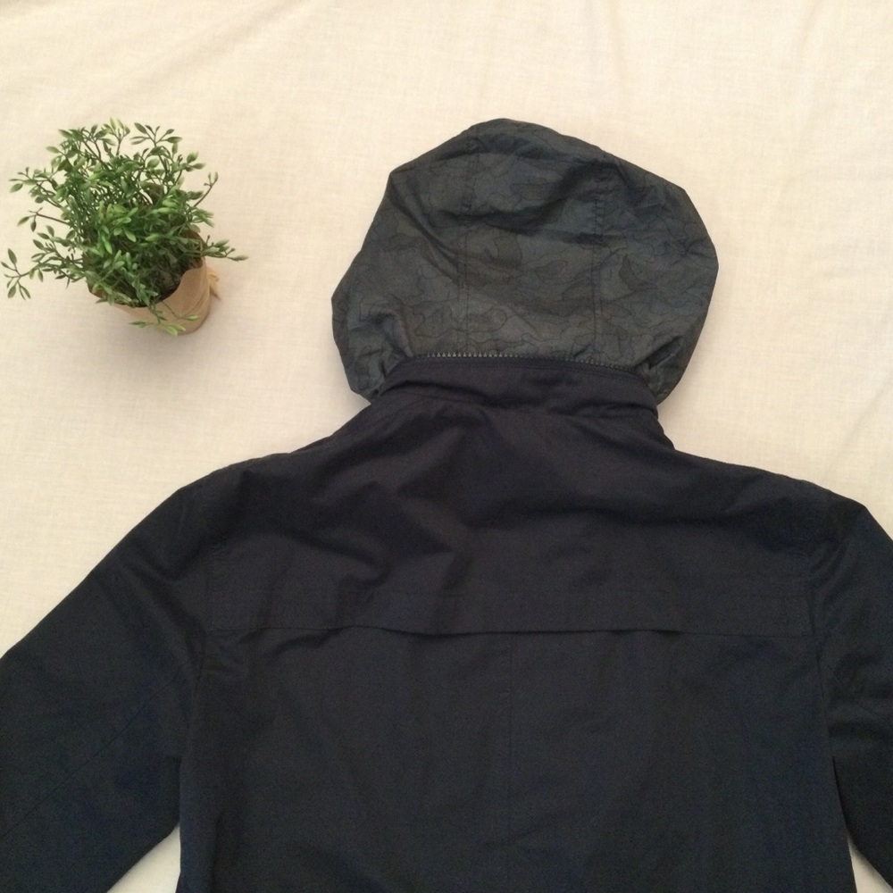 Mavi Blue Outer Wear Hooded Long Zip Jacket S - Picture 15 of 15
